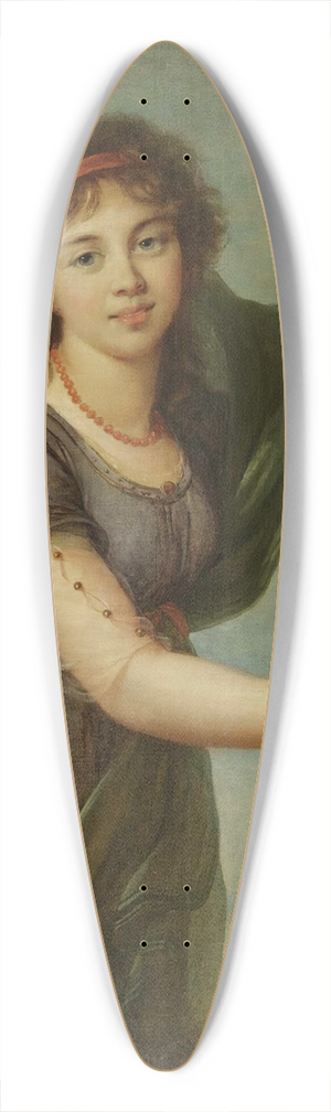 Elisabeth Louise Vige Le Brun - Portrait Of A Young Girl In The Guise Of Atalanta 39.3 inch art pintail longboard deck
