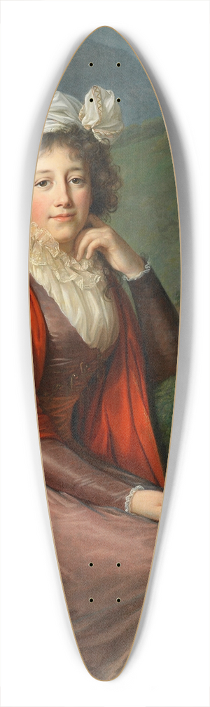 Elisabeth Louise Vige Le Brun - Portrait of Countess Maria Theresia Bucquoi, ne Parr 39.3 inch art pintail longboard deck