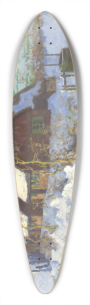 Elisabeth von Eicken - Winter Landscape 39.3 inch art pintail longboard deck