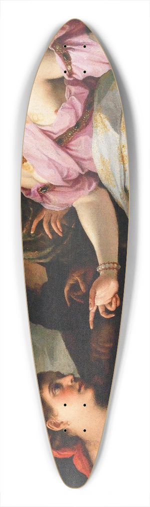 Elisabetta Sirani - The Finding Of Moses 39.3 inch art pintail longboard deck