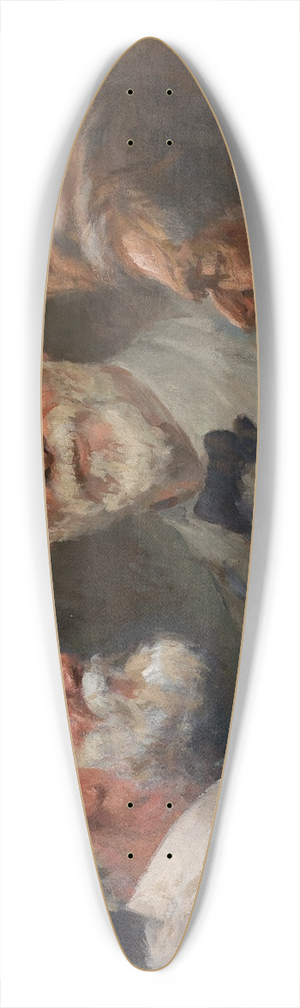 Eliseu Visconti - Autorretrato em trs posies 39.3 inch art pintail longboard deck