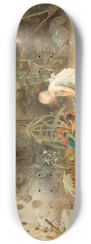 Carl Frschl - The Little Gardener 8.25 inch art skate deck