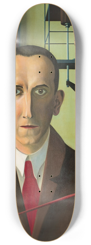 Carl Grossberg - Self portrait 8.25 inch art skate deck