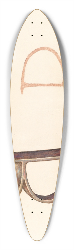 Elizabeth Johnson - Branding Iron 39.3 inch art pintail longboard deck