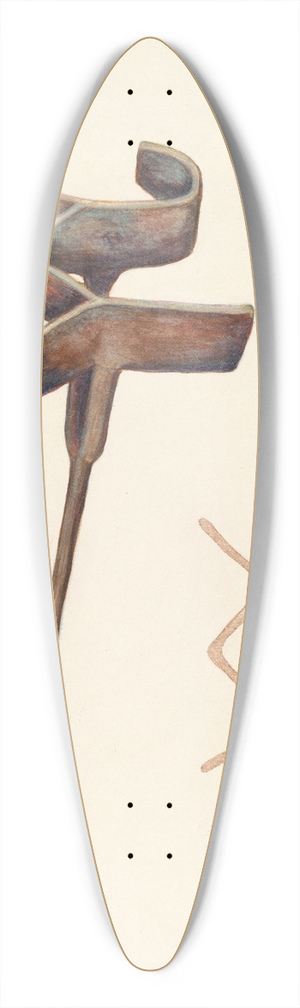Elizabeth Johnson - Branding Iron 39.3 inch art pintail longboard deck