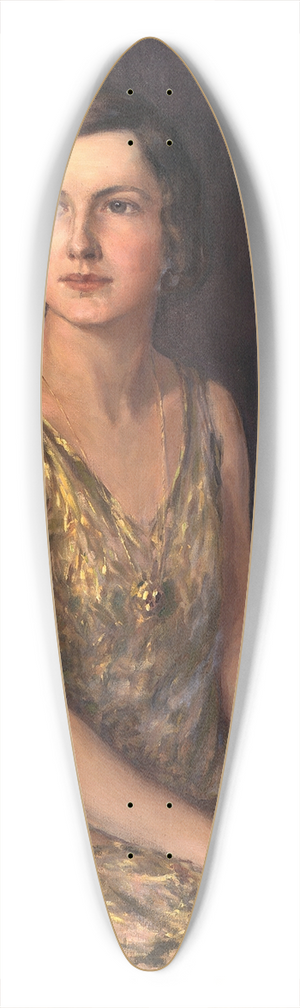 Elizabeth Kelly - May, daughter of Brigadier General Andrew, CMG 39.3 inch art pintail longboard deck