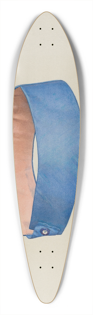 Elizabeth Moutal - Collar 39.3 inch art pintail longboard deck