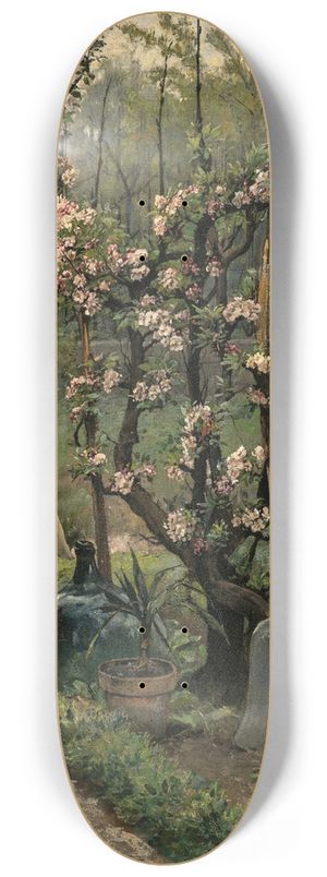 Carl Gustaf Hellqvist - Monk Gardening 8.25 inch art skate deck