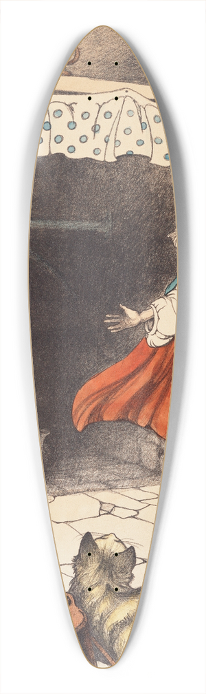 Elizabeth Tyler Wolcott - Cinderella 39.3 inch art pintail longboard deck Elizabeth Tyler Wolcott - Cinderella 39.3 inch art pintail longboard deck