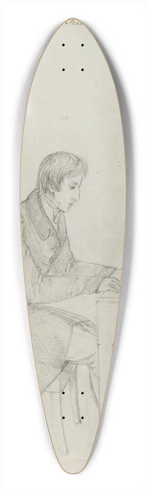 Eliza Radziwiwna - Fryderyk Chopin at the piano 39.3 inch art pintail longboard deck