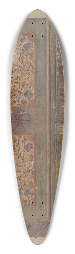 Elmer G. Anderson - Pa. German Chest 39.3 inch art pintail longboard deck