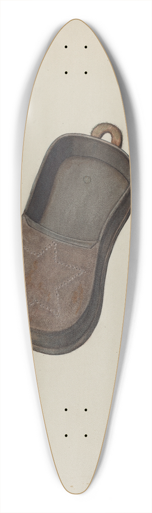 Elmer R. Kottcamp - Pa. German Shoemakers Peg Box 39.3 inch art pintail longboard deck