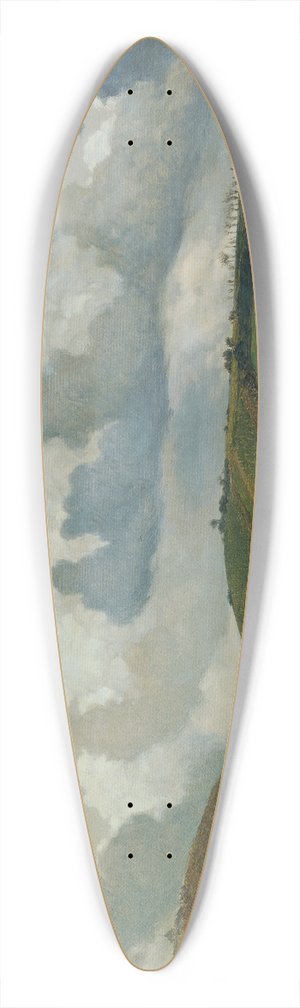 Emanuel Baschny - Vor einem Gewitter 39.3 inch art pintail longboard deck
