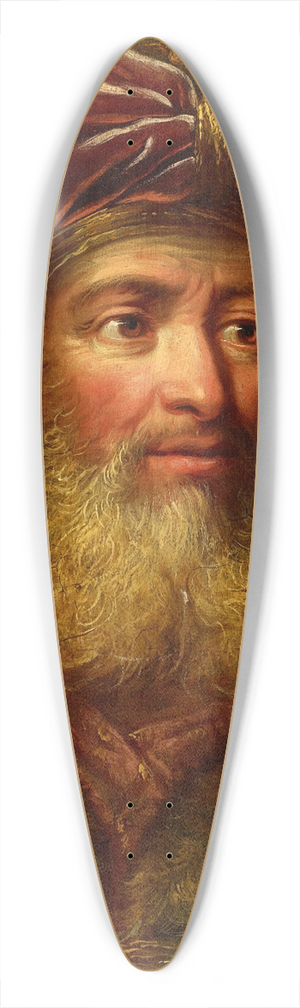 Emanuel Handmann Basel - Bern Study Head 39.3 inch art pintail longboard deck