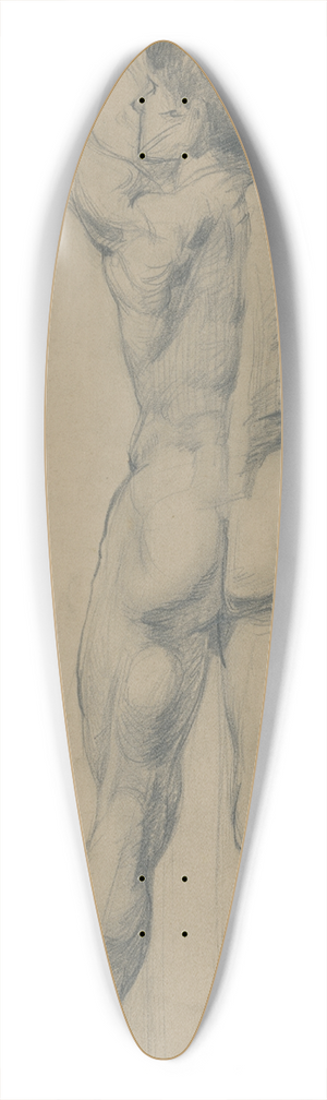 Emil Alexay-Olexk - Stojaci musk akt 39.3 inch art pintail longboard deck