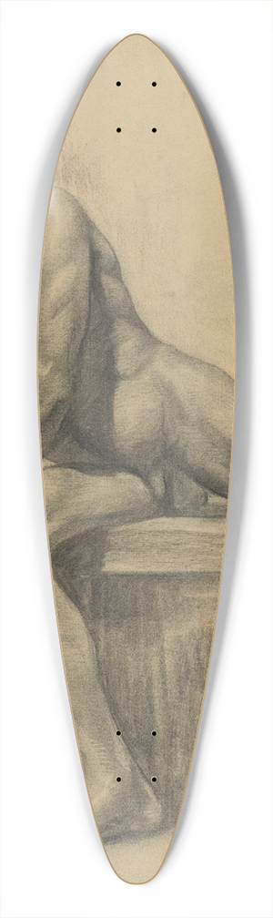 Emil Alexay-Olexk - tdia sediaceho muskho aktu 39.3 inch art pintail longboard deck