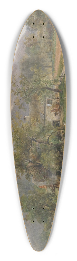 Emil Barbarini - Blick auf den Dobratsch 39.3 inch art pintail longboard deck