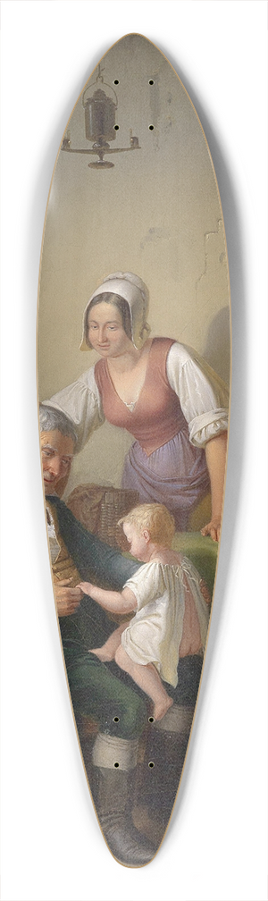 Emil Bauch - Grovaters Freude 39.3 inch art pintail longboard deck