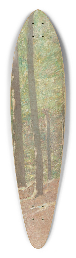 Emil Carlsen - In the Pine Woods 39.3 inch art pintail longboard deck