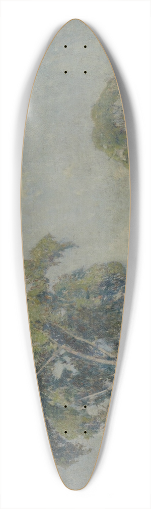 Emil Carlsen - Landscape with Trees 39.3 inch art pintail longboard deck