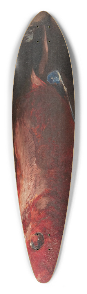 Emil Carlsen - Still Life with Fish 39.3 inch art pintail longboard deck