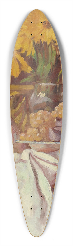 Emile Bernard - Nature morte aux figues et soleils 39.3 inch art pintail longboard deck