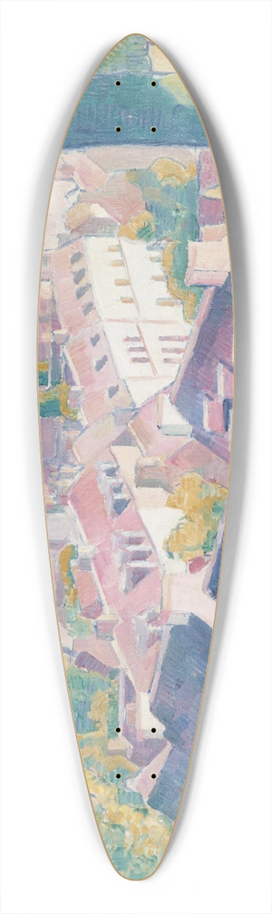 Emile Bernard - Pont-Aven Seen from the Bois dAmour 39.3 inch art pintail longboard deck