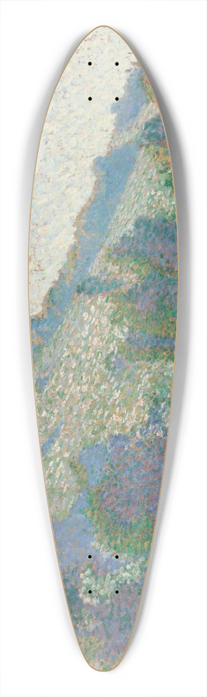 Emile Bernard - Two Breton women in a meadow 39.3 inch art pintail longboard deck