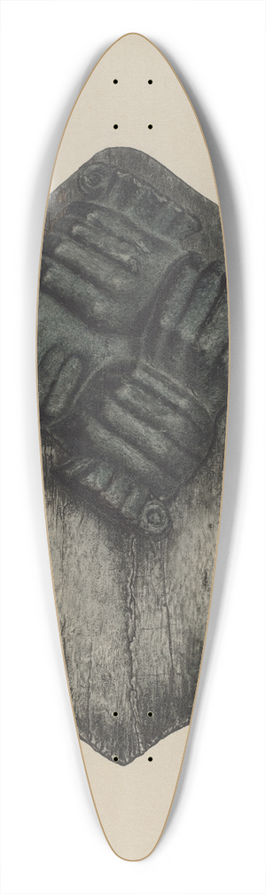 Emile Cero - Firemark 39.3 inch art pintail longboard deck Emile Cero - Firemark 39.3 inch art pintail longboard deck