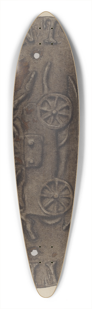 Emile Cero - Firemark 39.3 inch art pintail longboard deck Emile Cero - Firemark 39.3 inch art pintail longboard deck