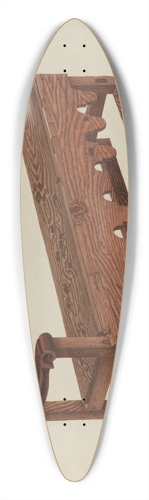 Emile Cero - Mission Bench 39.3 inch art pintail longboard deck