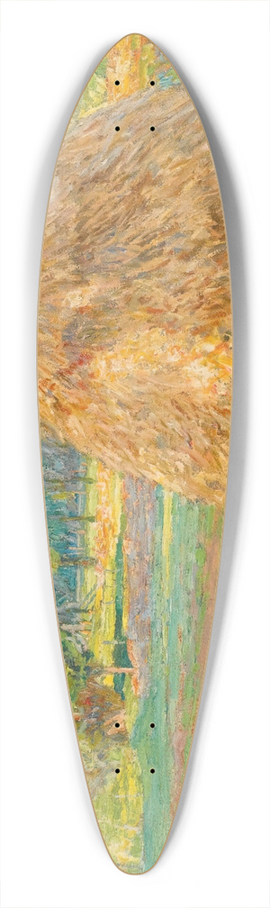 Emile Claus - Meule de Foin 39.3 inch art pintail longboard deck