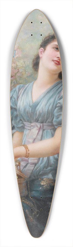 Emile Eisman-Semenowsky - Catching Butterflies 39.3 inch art pintail longboard deck