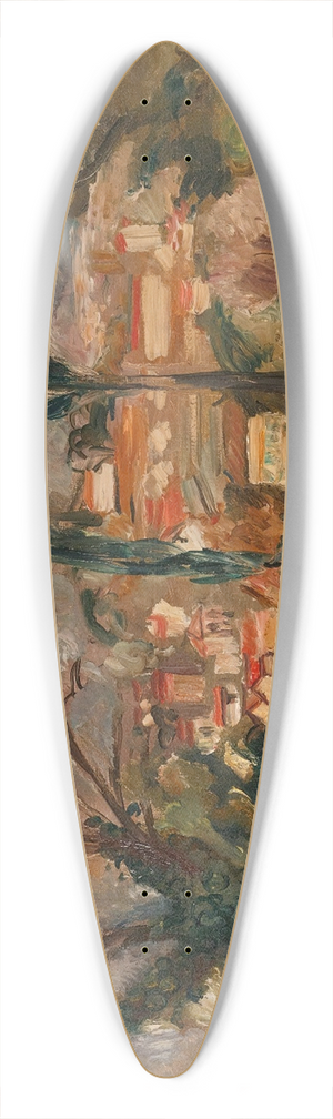Emile Othon Friesz - Cap-Brun 39.3 inch art pintail longboard deck