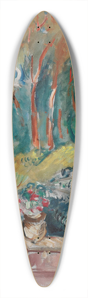 Emile Othon Friesz - Jardin DesJarres 39.3 inch art pintail longboard deck