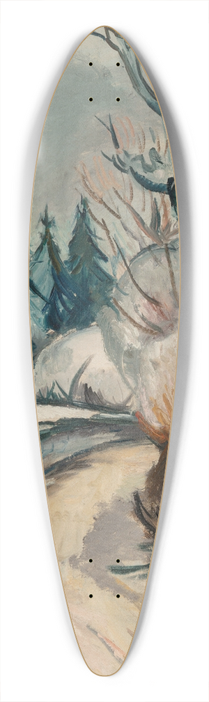 Emile Othon Friesz - Paysage sous la neige 39.3 inch art pintail longboard deck