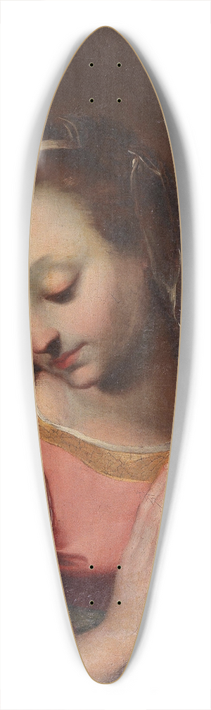 Emilian School - Madonna in prayer 39.3 inch art pintail longboard deck