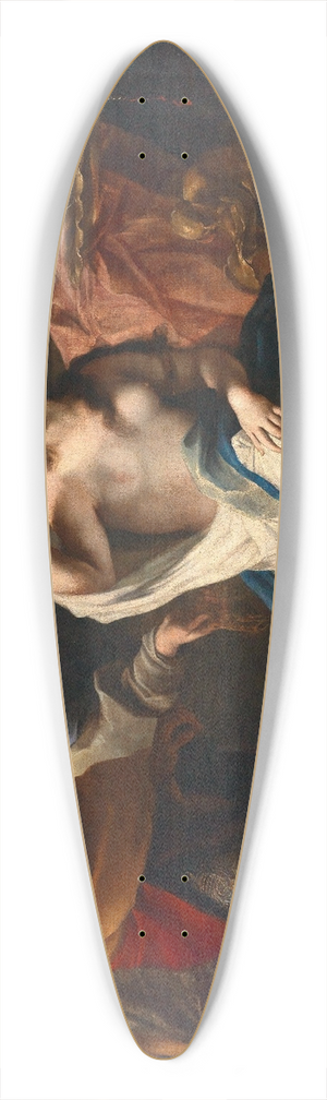 Emilian School - Susanna and the Elders 39.3 inch art pintail longboard deck