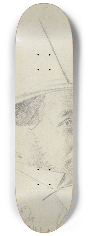 Carl Hoff - Bildnis Stadtkmmerer la Rose 8.25 inch art skate deck