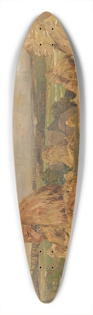 Emil Jakob Schindler - Erntemonat in Plankenberg 39.3 inch art pintail longboard deck