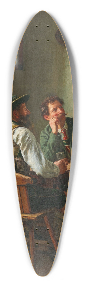 Emil Rau - At the Inn 39.3 inch art pintail longboard deck