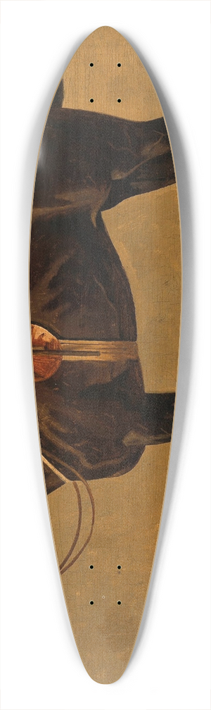 Emil Volkers - A Bay Horse in a Stable 39.3 inch art pintail longboard deck