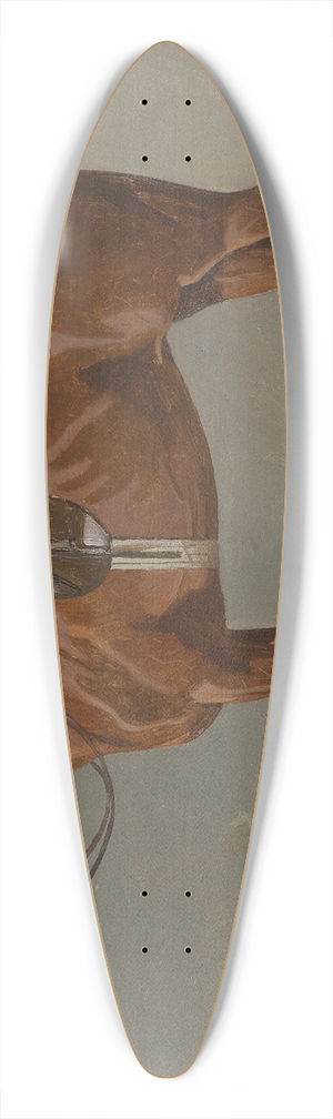 Emil Volkers - Brauner gesattelt im Stall 39.3 inch art pintail longboard deck