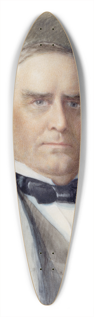 Emily Drayton Taylor - William McKinley 39.3 inch art pintail longboard deck