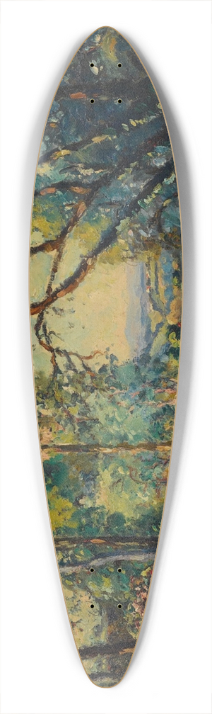 Emmanuel de La Villon - La Tour Saint-Vrain 39.3 inch art pintail longboard deck