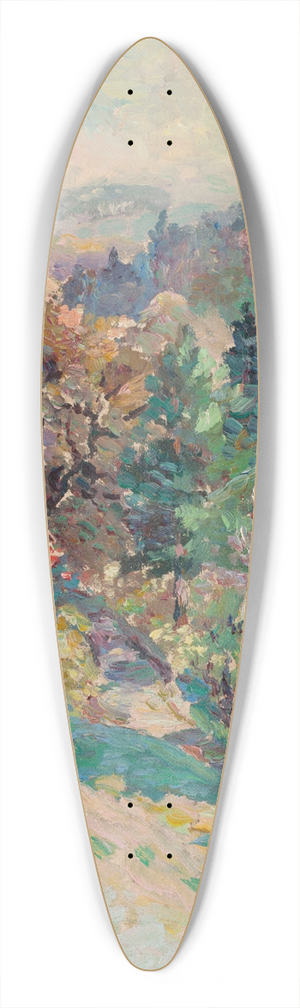 Emmanuel de La Villon - Valle de Calamine. Automne 39.3 inch art pintail longboard deck