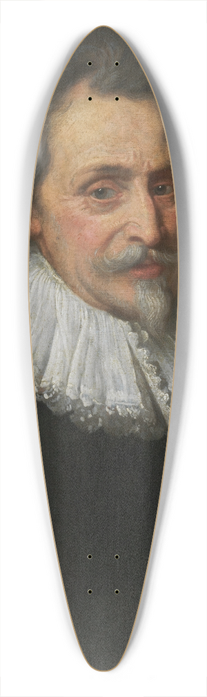 Erasmus Quellinus the younger - Portret van Ludovicus Nonnius 39.3 inch art pintail longboard deck