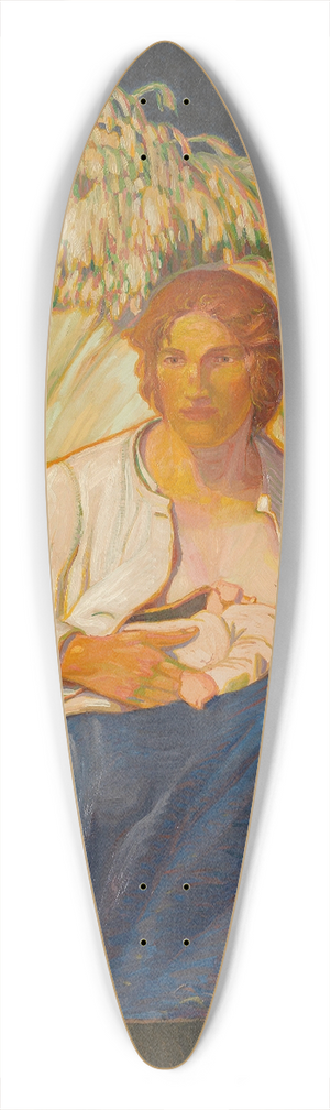 Erich Erler - Kornernte 39.3 inch art pintail longboard deck