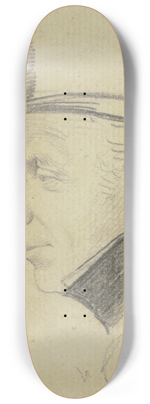 Carl Hoff - Portrait of Bothmer 8.25 inch art skate deck