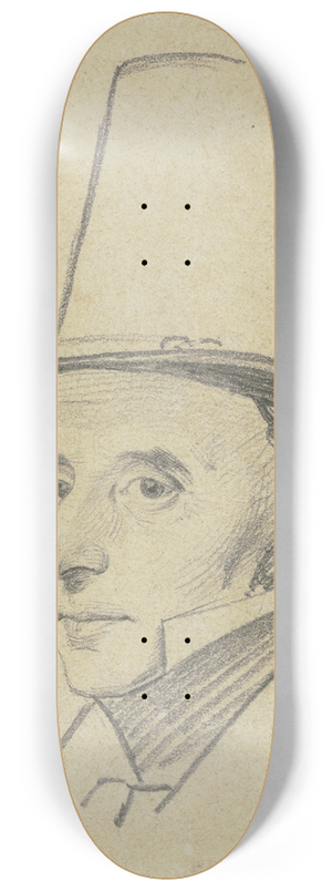 Carl Hoff - Portrait of Koch 8.25 inch art skate deck